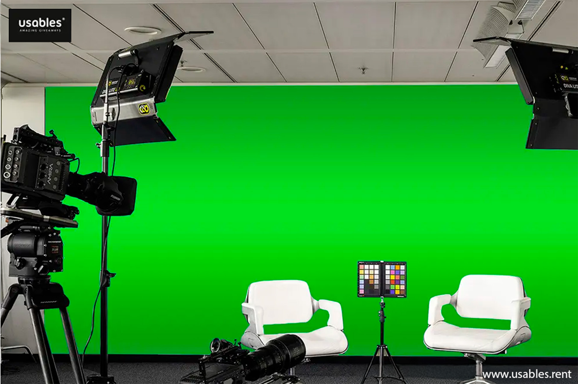 Studio 60 qm Akustikdecke