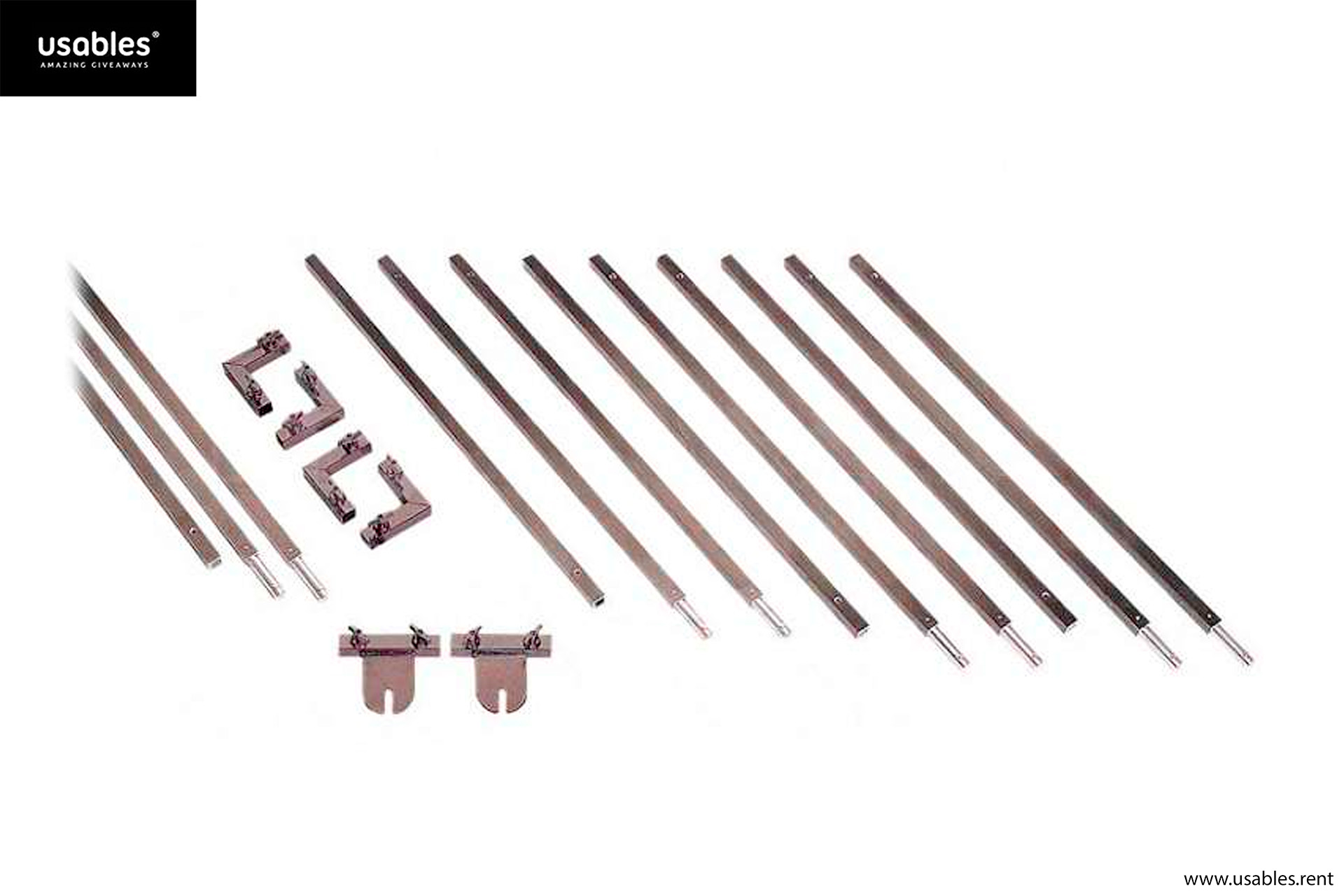 3,66 x 3,66 Rahmen H1200M – steckbar Overhead (12 x12′)