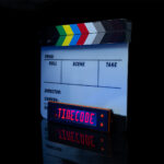 Filmklappe mit Timecode