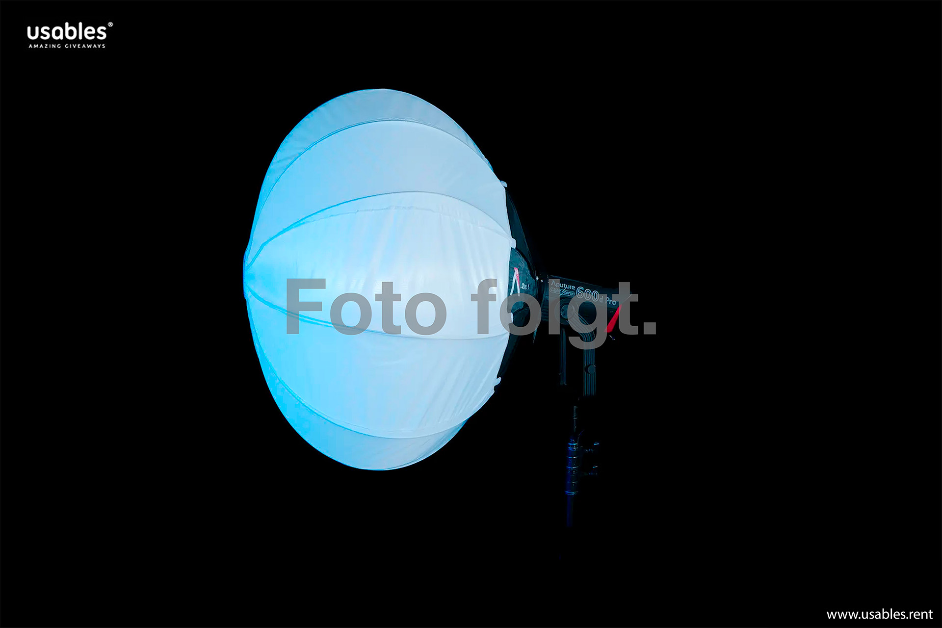 Balloon 120 cm Bowens Mount – Rollei mit Lichtkontrollvorhang