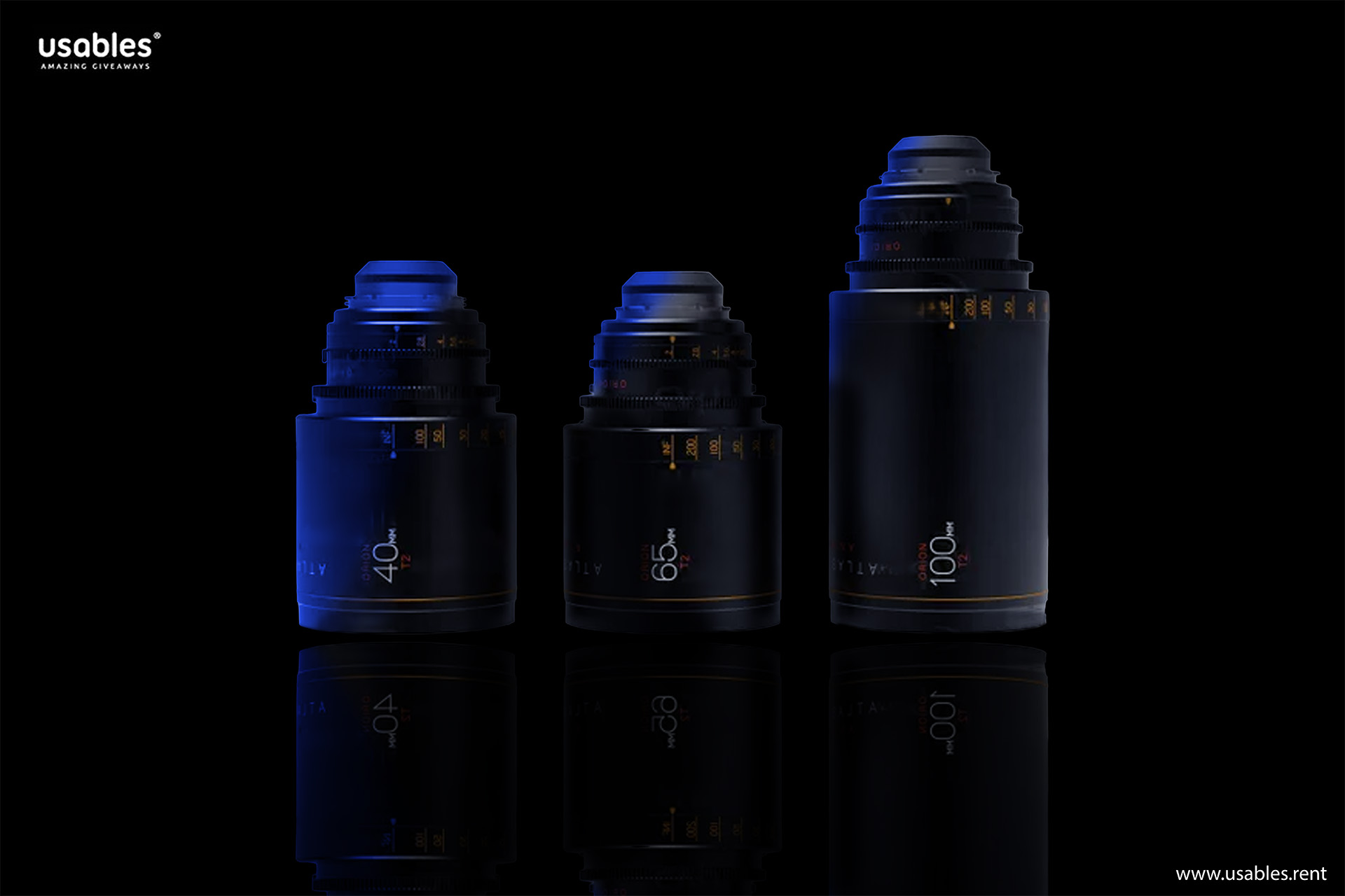 Atlas Orion Anamorphic Lens Set – 40/65/100mm