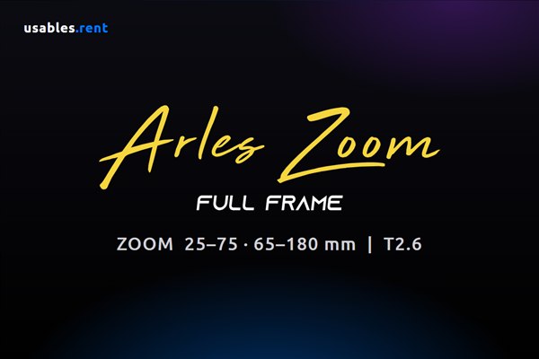 DZO Arles Zoom Set (25-75, 65-180 mm) T2.6